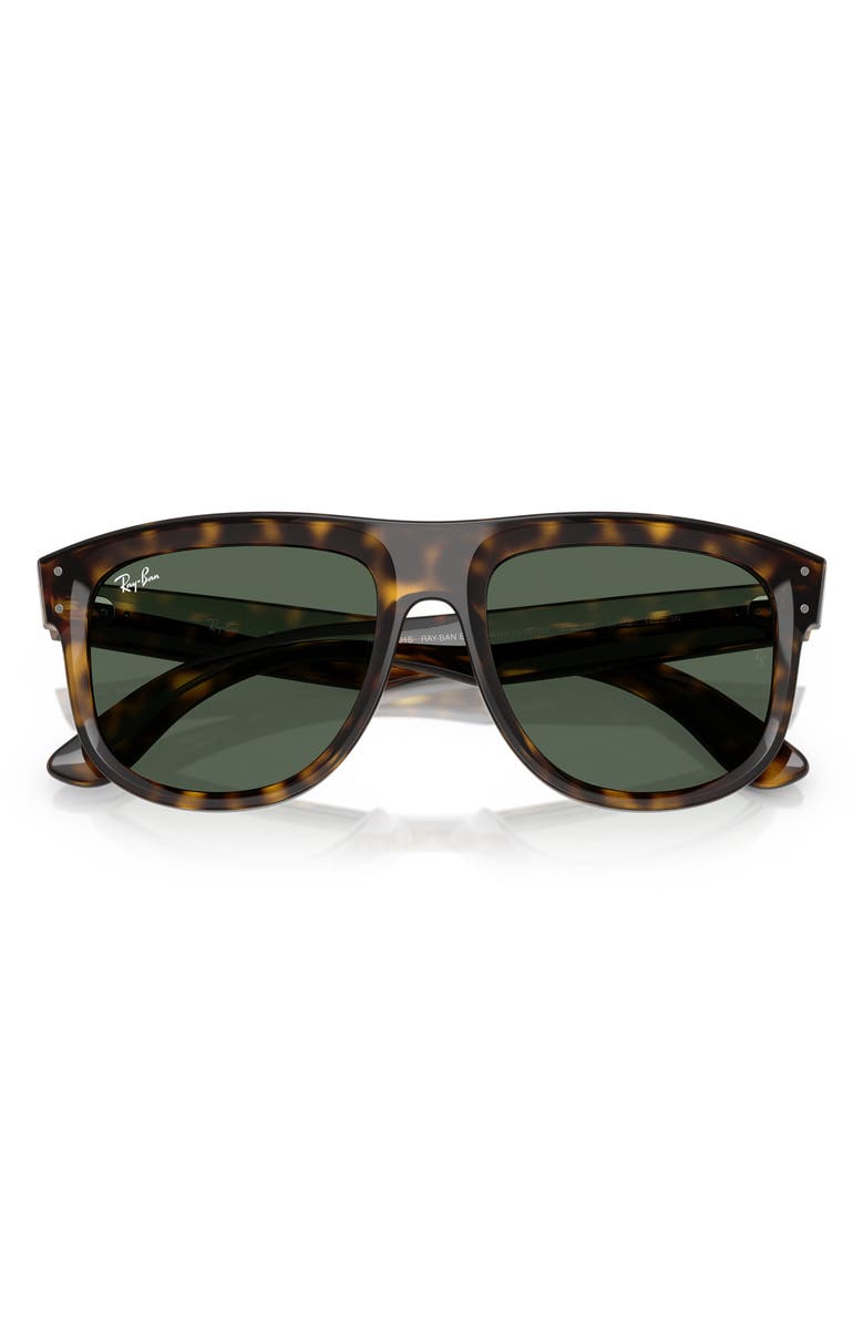 Ray-Ban Boyfriend Reverse 56mm Square Sunglasses, Alternate, color, Dark Havana