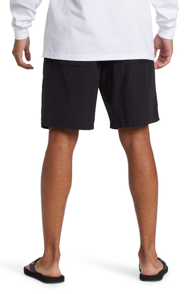 Quiksilver Griff Taxer Baggy Shorts, Alternate, color, Black