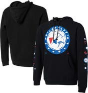 NBA X Naturel Men's NBA x Naturel Black Philadelphia 76ers No Caller ID Pullover Hoodie