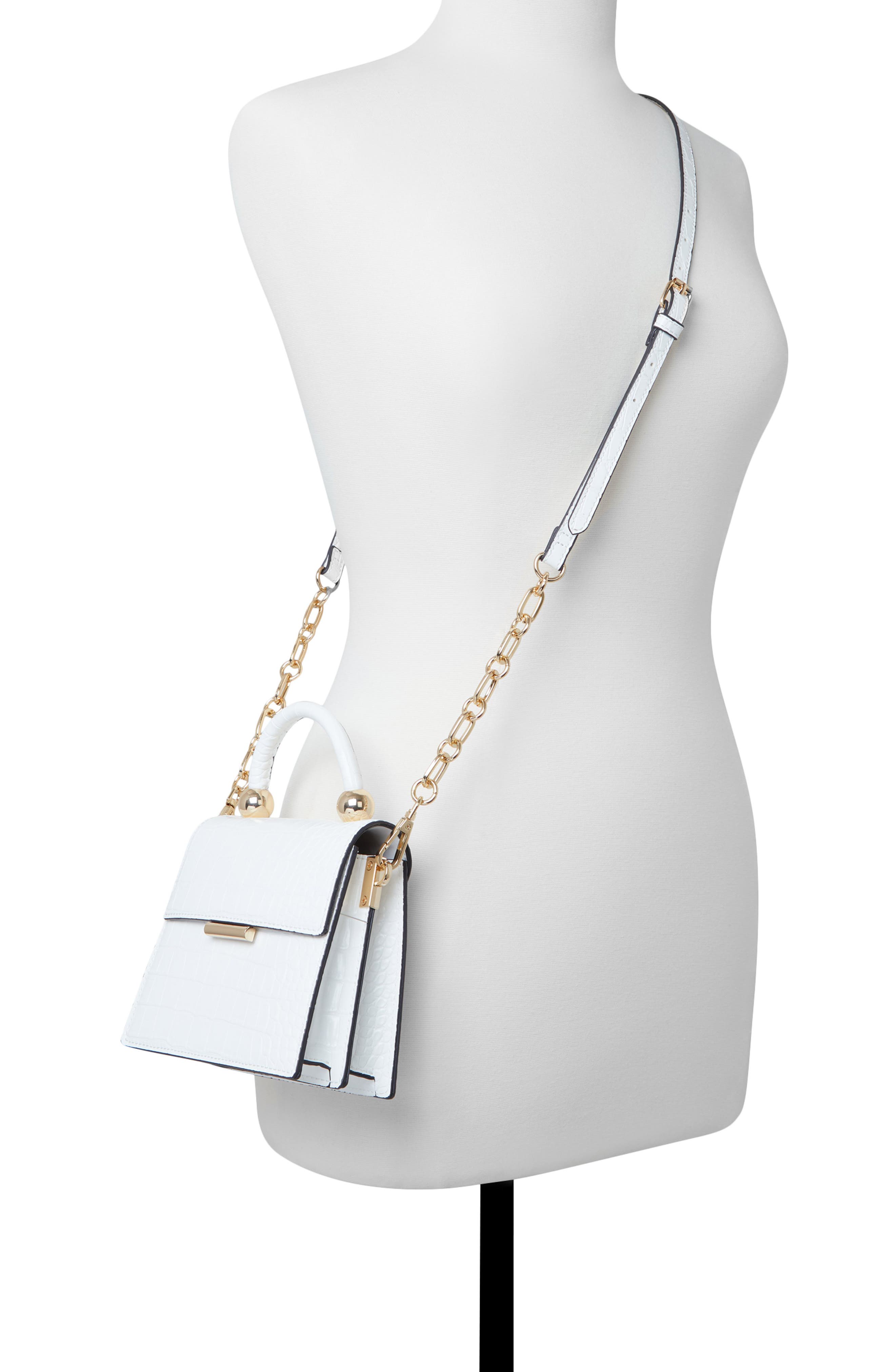 ALDO Triewiel Faux Leather Handbag, Alternate, color, 