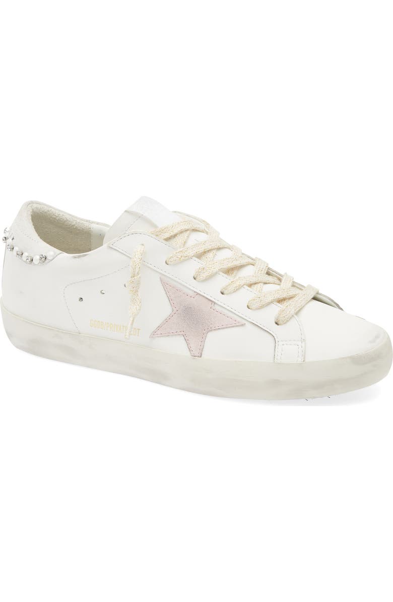 Golden Goose Super-Star Low Top Sneaker, Main, color, White/ Pink