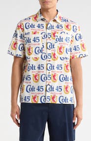 Brixton x Colt 45 Print Button-Up Shirt