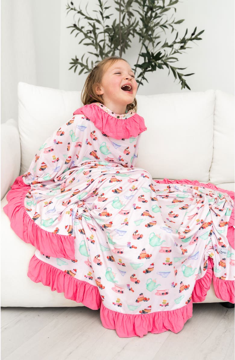 Laree + Co Lillian's Garden Butterflies 2-Piece Long Sleeve Set, Alternate, color, Pink