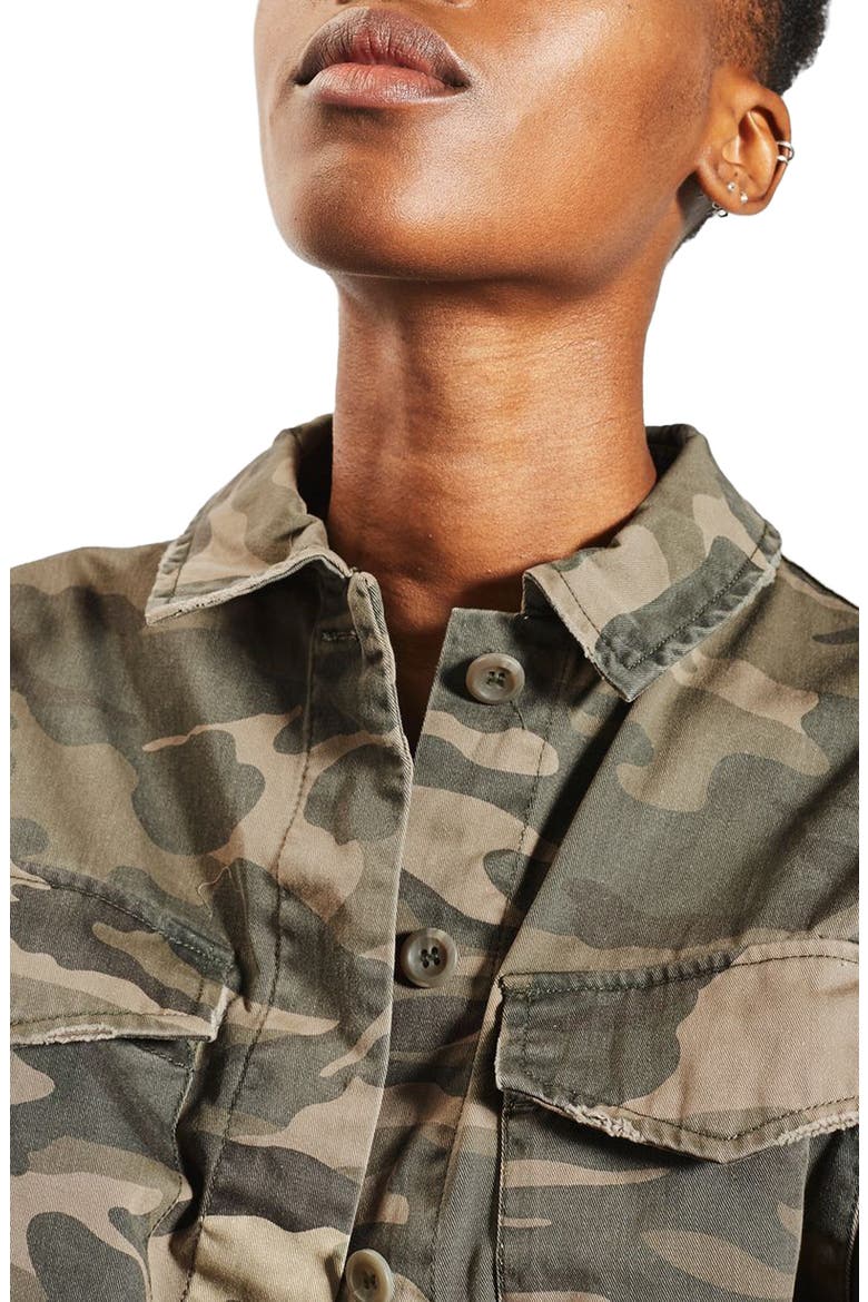 Sampson Camo Shirt Jacket, Alternate, color, OLIVE MULTI