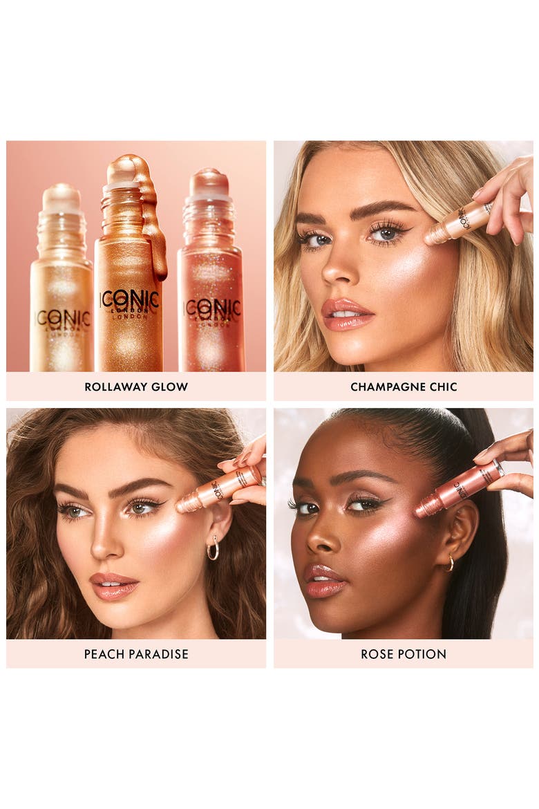 Rollaway Glow Liquid Highlighter Stick, Alternate, color, ROSE POTION