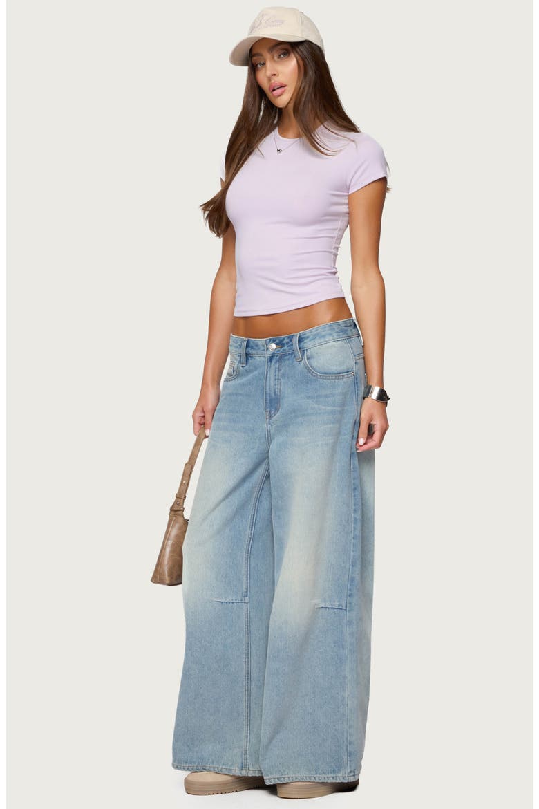 Tay Cap Sleeve T-Shirt, Alternate, color, LILAC