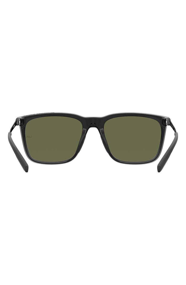 Under Armour UAReliance 56mm Polarized Square Sunglasses, Alternate, color, 