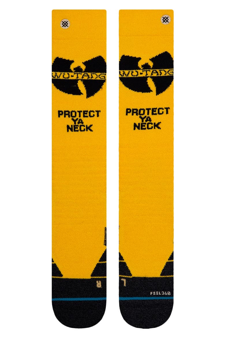 Wu Protect Ya Boot Socks, Alternate, color, YEL