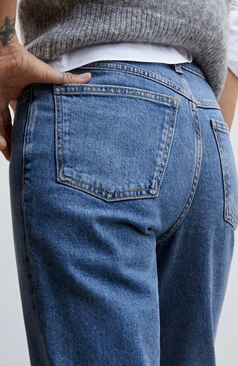 MANGO High Waist Mom Jeans, Alternate, color,