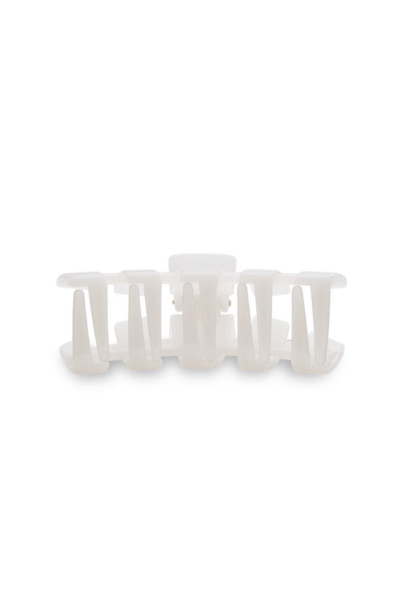 Classic Medium Claw Clip, Alternate, color, Coconut White