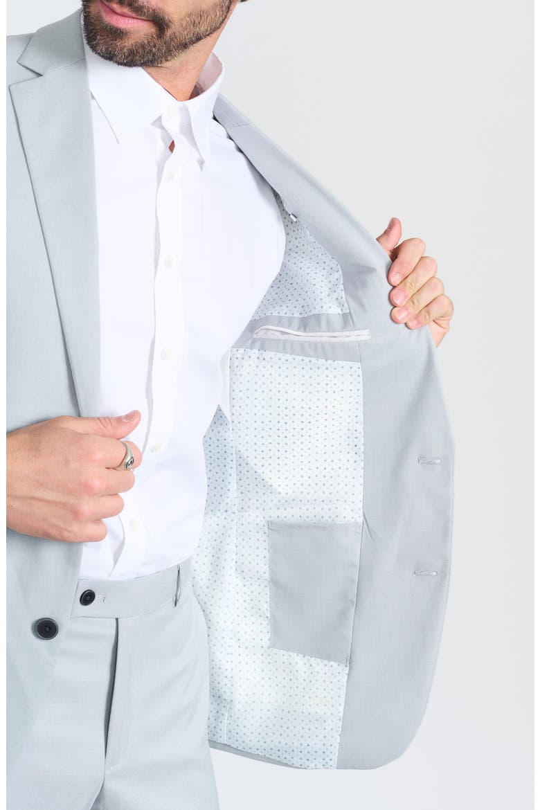 Tic Weave Suit, Alternate, color, BLUE