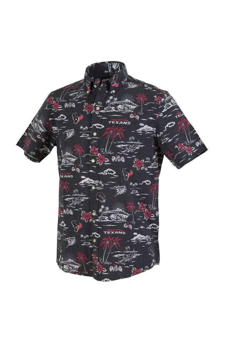 Men's Reyn Spooner Navy Houston Texans Kekai Performance Button-Down Shirt, Alternate, color, Navy