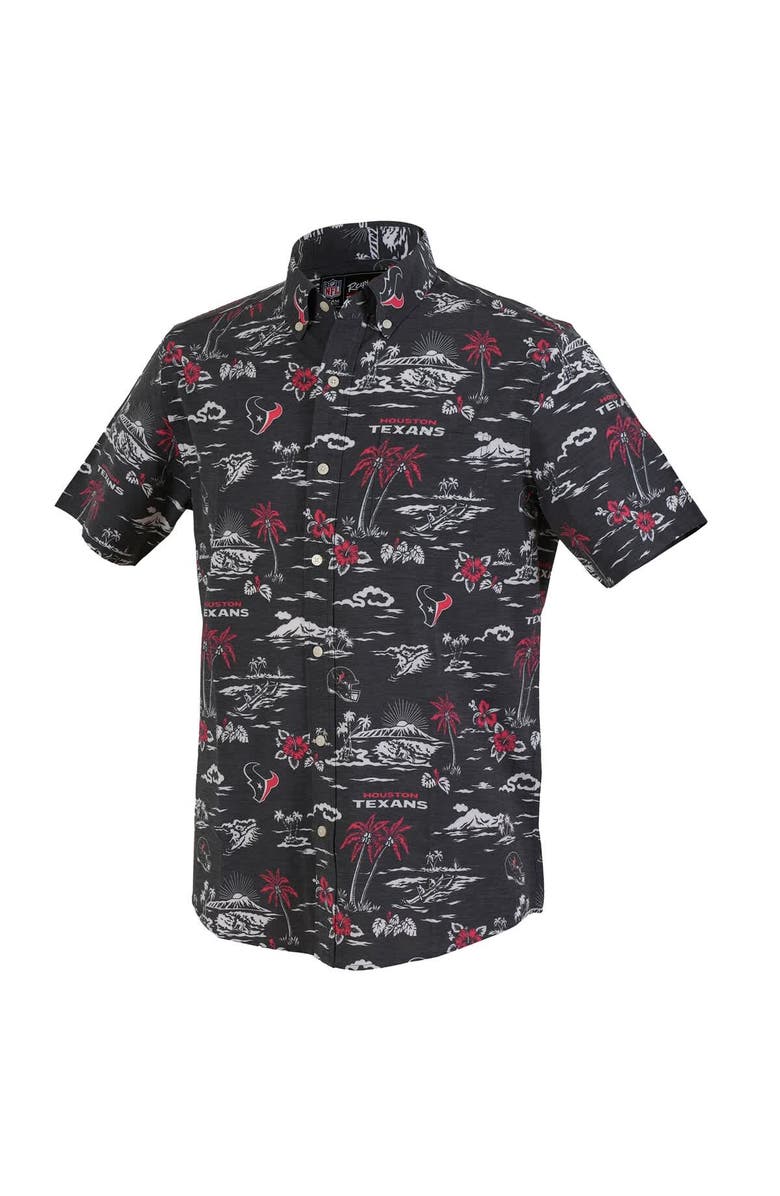 Reyn Spooner Men's Reyn Spooner Navy Houston Texans Kekai Performance Button-Down Shirt, Alternate, color, Navy