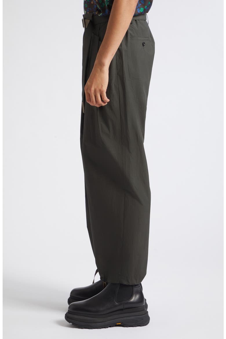 Cotton Typewriter Pants, Alternate, color, DARK KHAKI