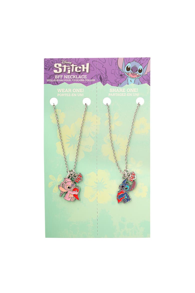 Lilo & Stitch BFF Necklace Set of 2, 16"+3", Alternate, color, Multicolor