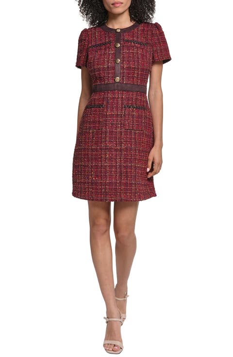 Tweed Sheath Minidress