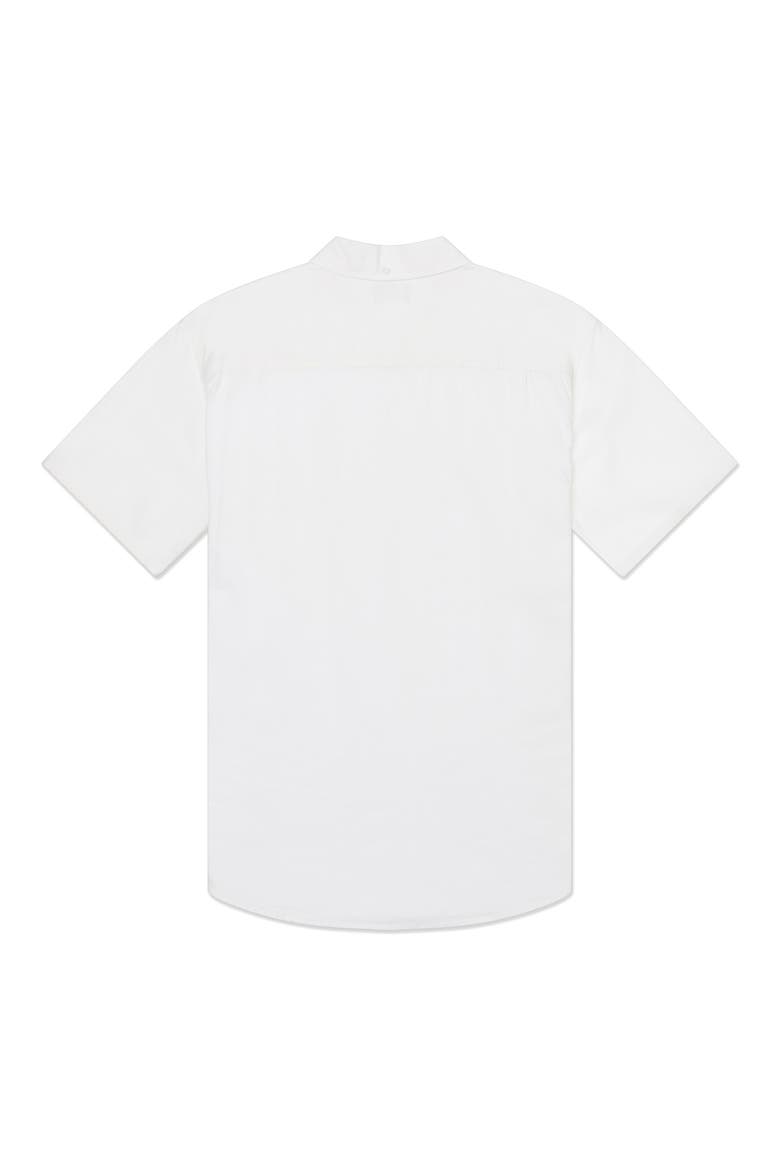 Icon Stretch Button-Down Shirt, Alternate, color, WHITE