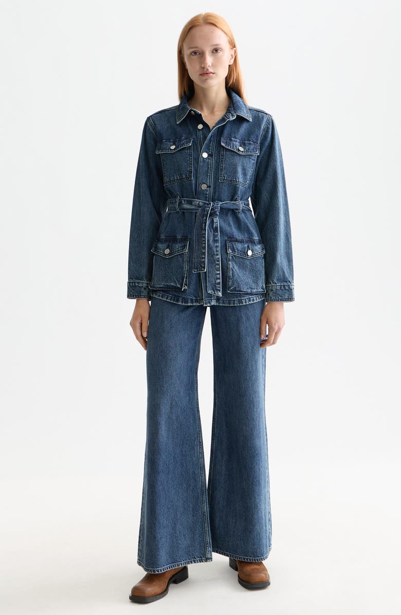 Scotch & Soda The Wave Wide Leg Jeans, Alternate, color, Framework