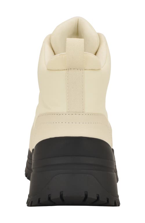 Calvin Klein Noanne Quilted Winter Boot In White