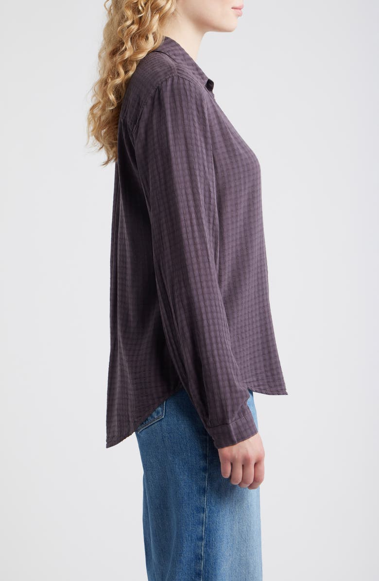 Cloth & Stone Classic Button-Up Shirt, Alternate, color, Eclipsed Black