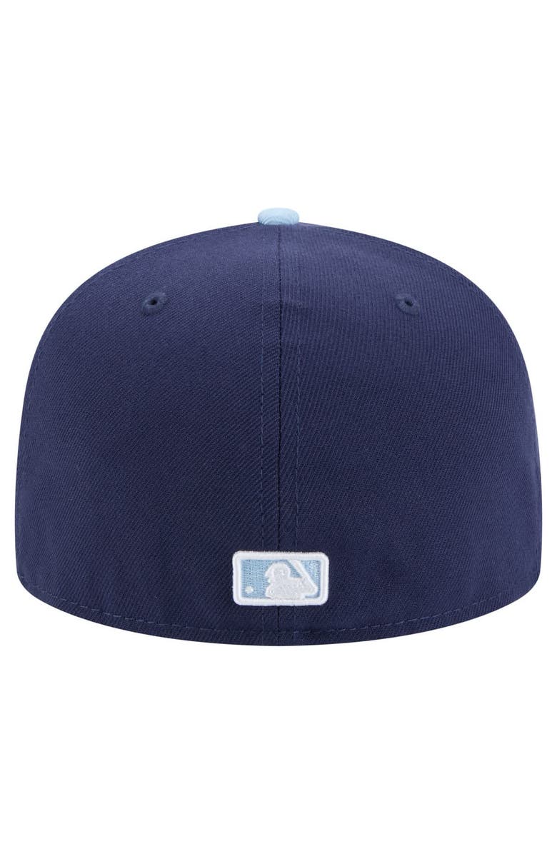 New Era Men's New Era Navy/Light Blue Minnesota Twins Color Pack 2-Tone 59FIFTY Fitted Hat, Alternate, color, 
