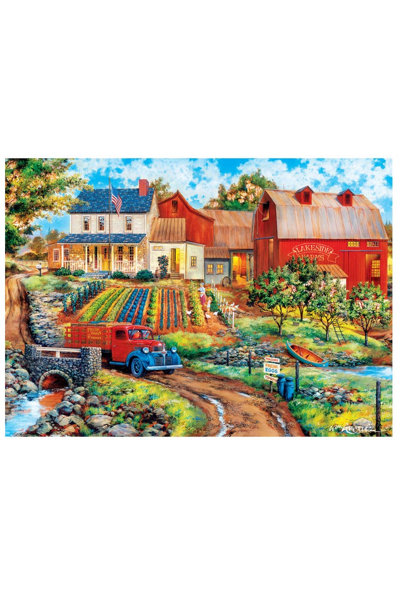 Grandma's Garden 1000 Piece Puzzle, Alternate, color, Multicolor