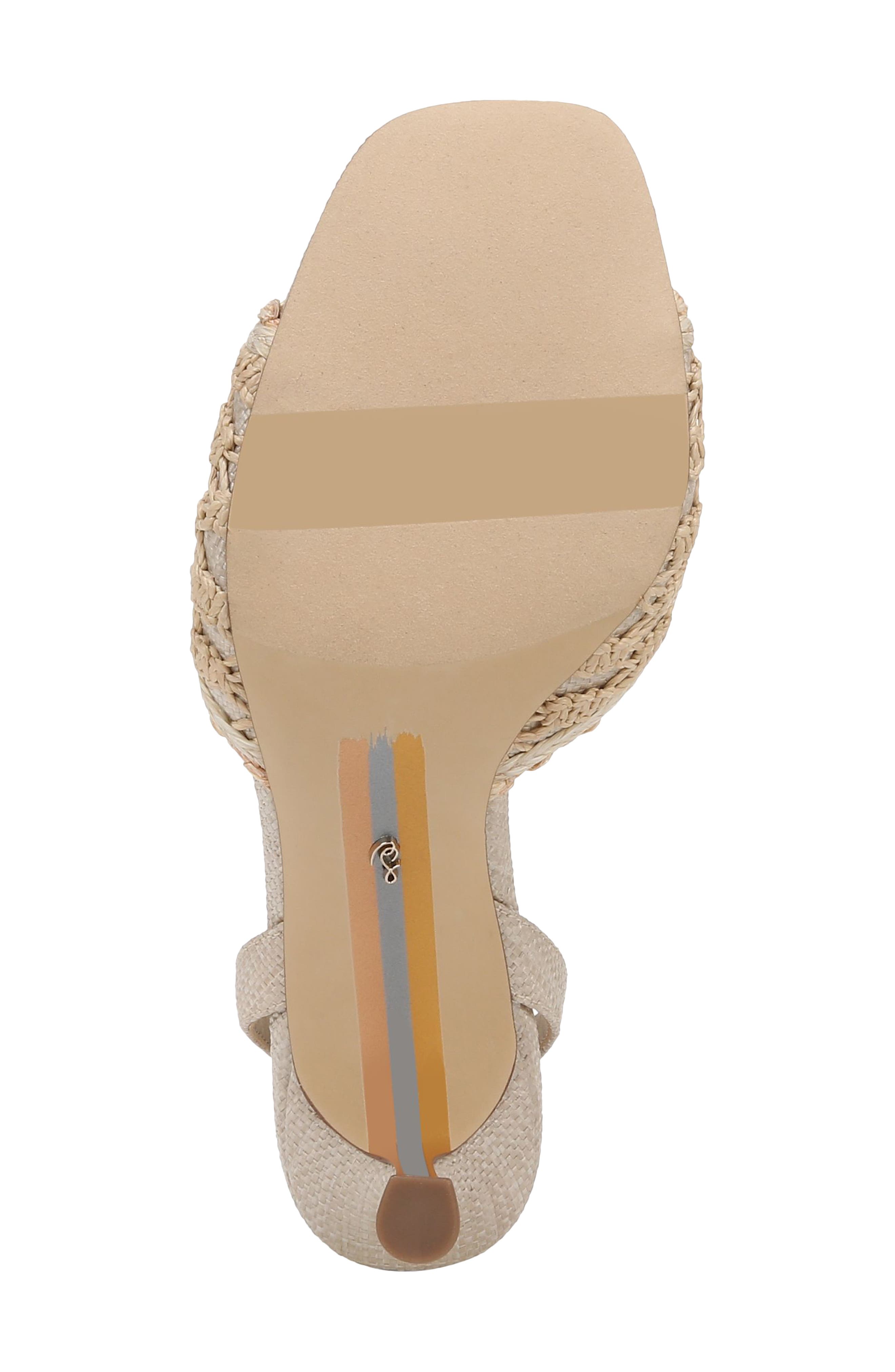 Sam Edelman Pamela Ankle Strap Sandal, Alternate, color, Linen Se/Light Natur