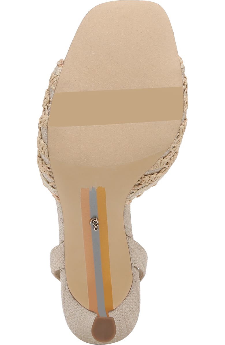 Sam Edelman Pamela Ankle Strap Sandal, Alternate, color, Linen Se/Light Natur