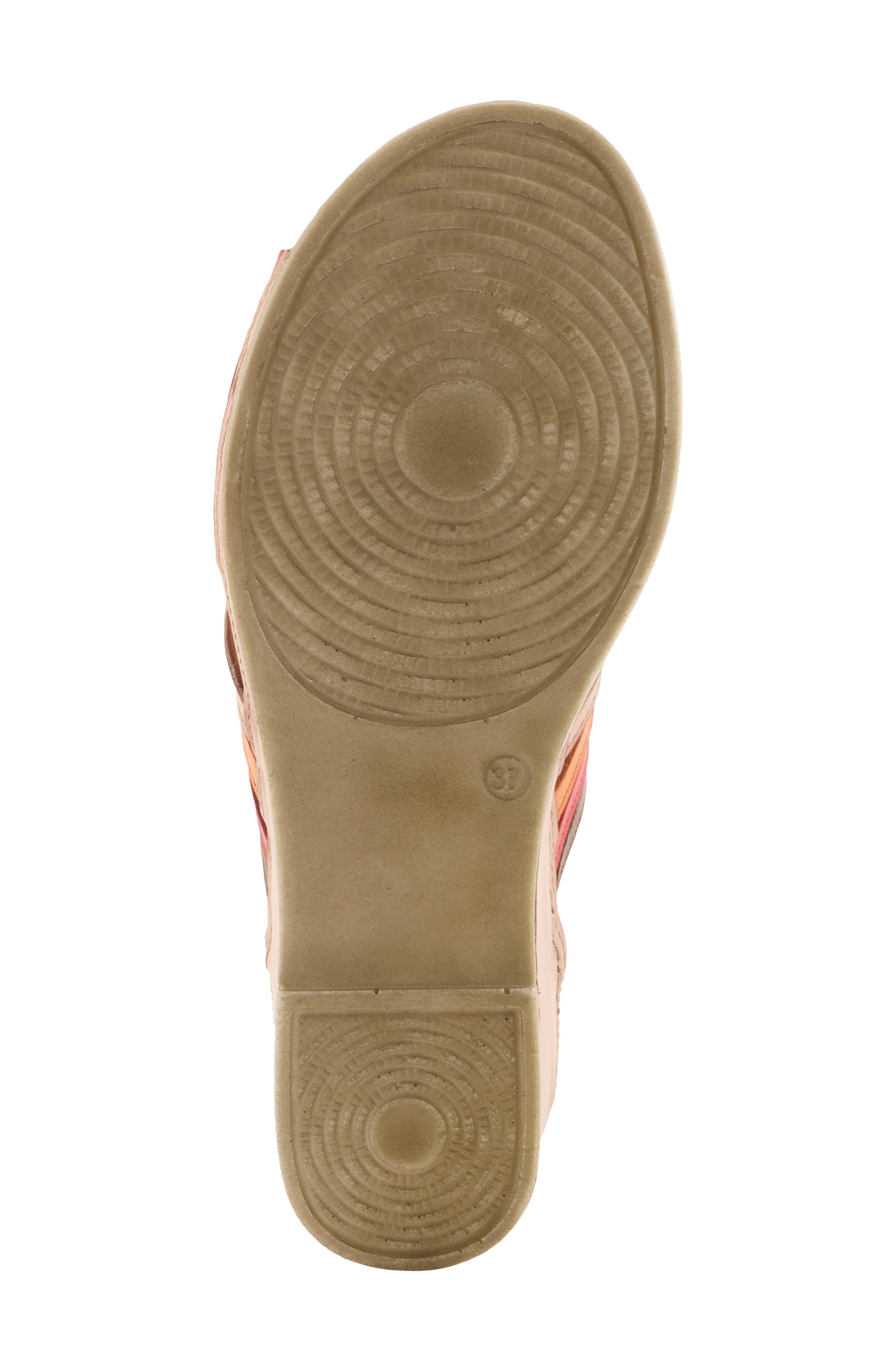 Nokiah Platform Wedge Sandal, Alternate, color, BLUSH MULTI