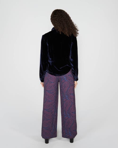 Lords Of Harlech Sylvia Velvet Shirt