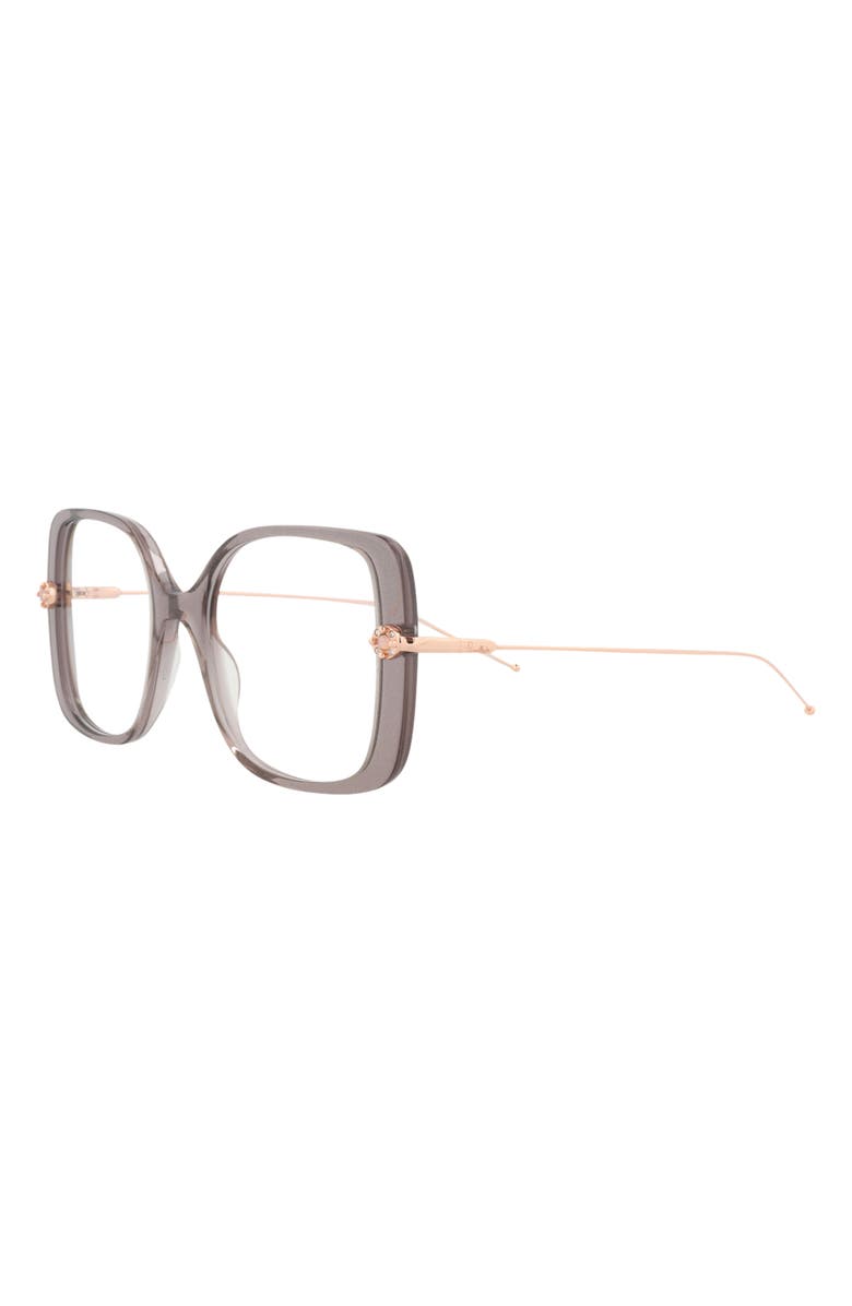 Pomellato Novelty 51mm Square Optical Glasses, Alternate, color,