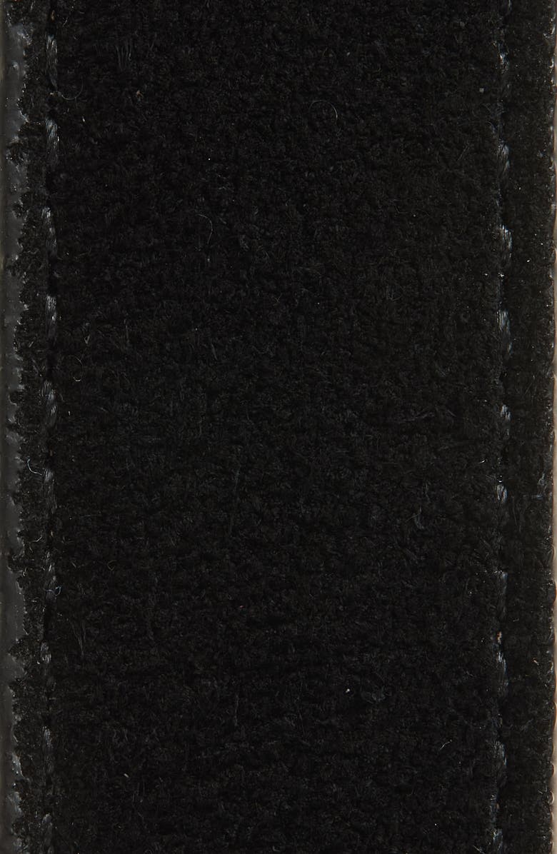 Treasure & Bond Shay Suede Belt, Alternate, color, Black- Antique Silver