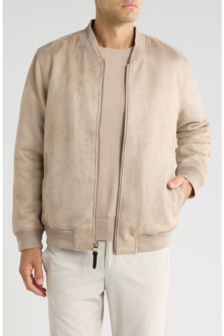 Maxwell Bomber Jacket, Main, color, LATTE