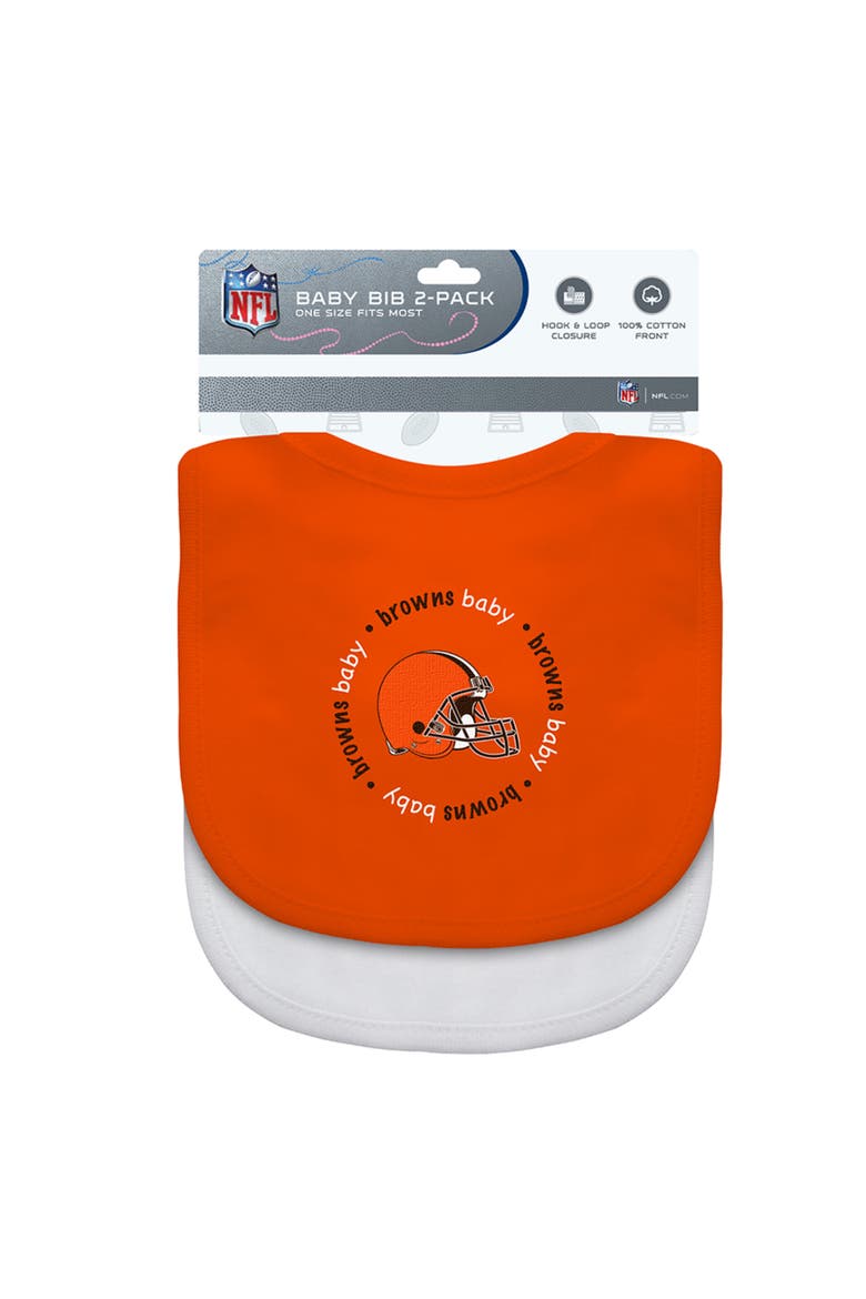 Cleveland Browns - Baby Bibs 2-Pack, Alternate, color, Orange