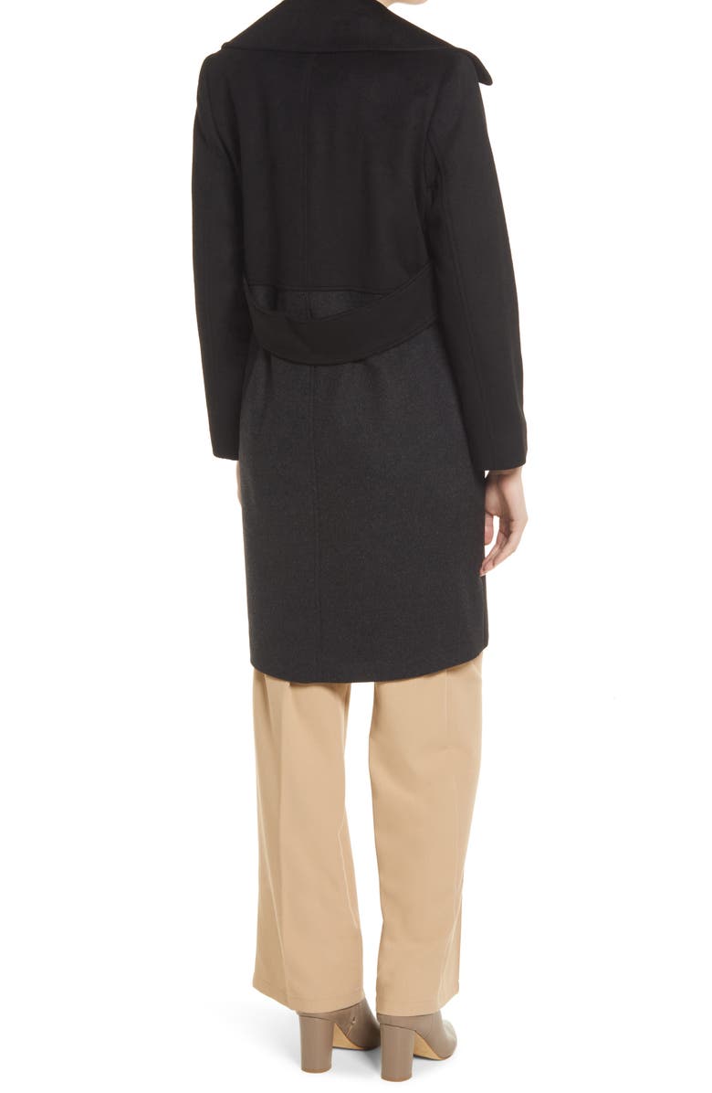 Sam Edelman Women's Notch Collar Textured Coat, Alternate, color,