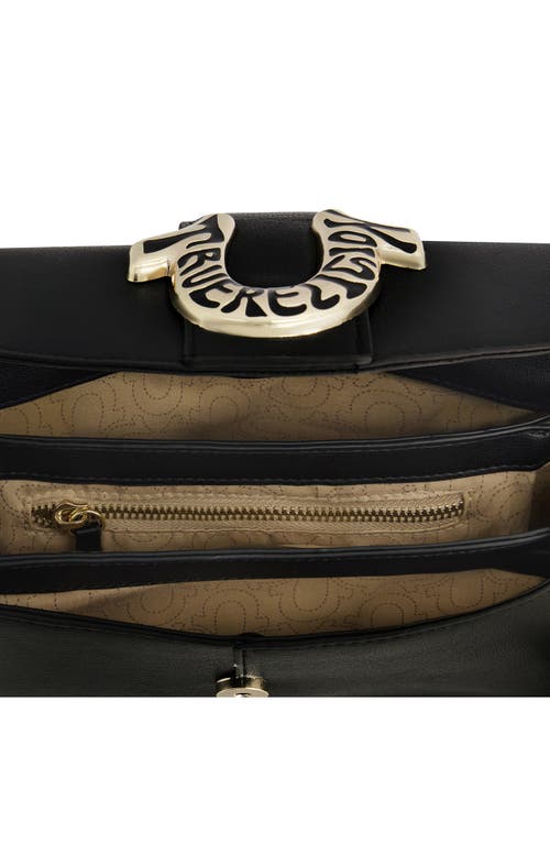 True Religion Logo Crossbody Bag In Black