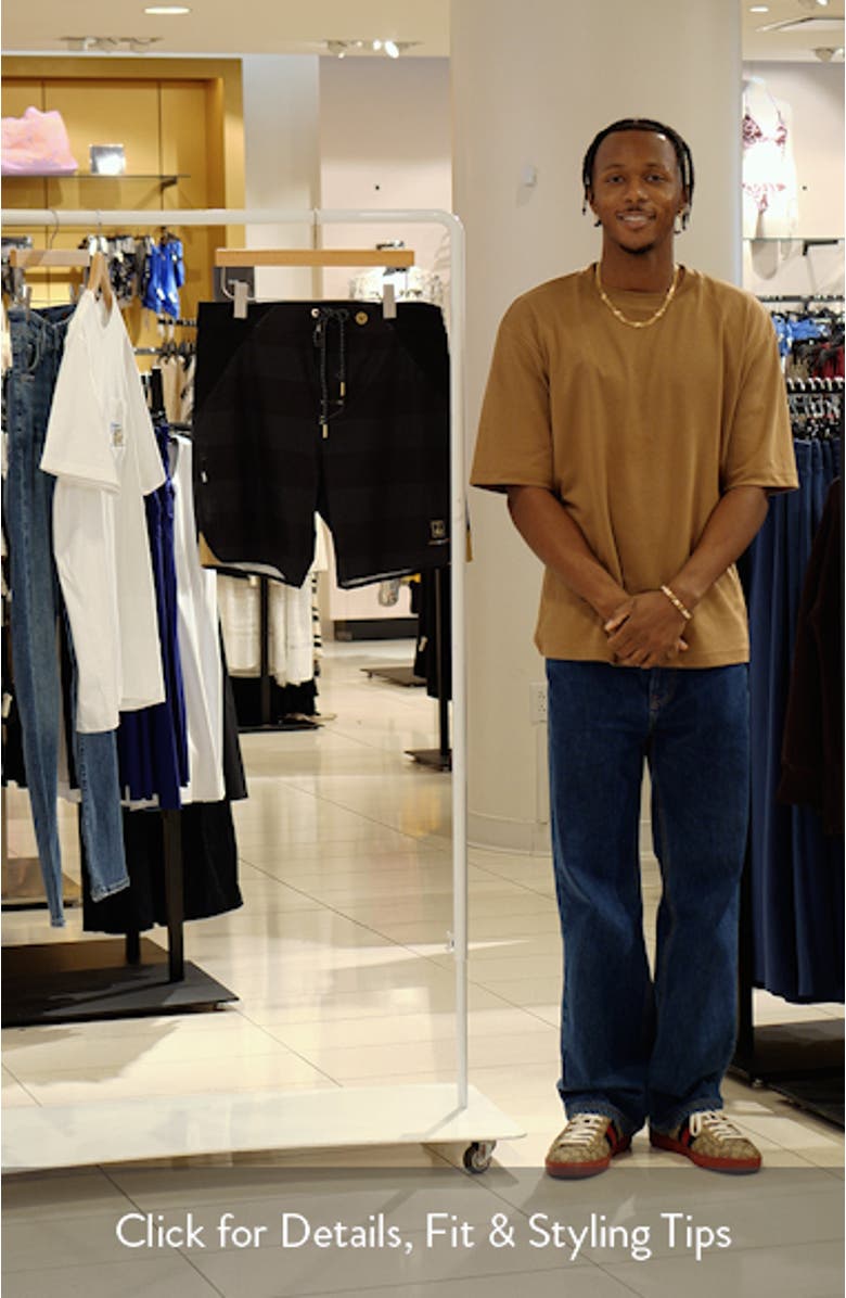 Gangster Stripes II Stretch Board Shorts, sales video thumbnail