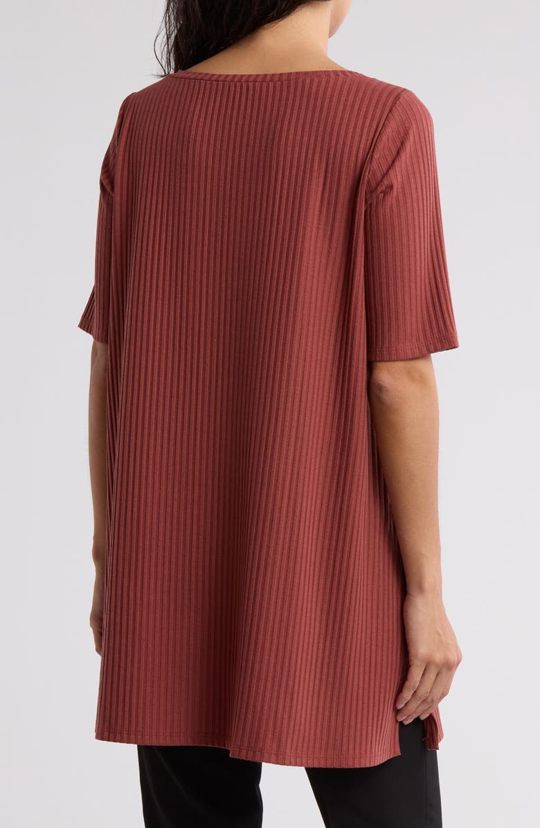 Eileen Fisher Bateau Neck Tunic Top, Alternate, color, 