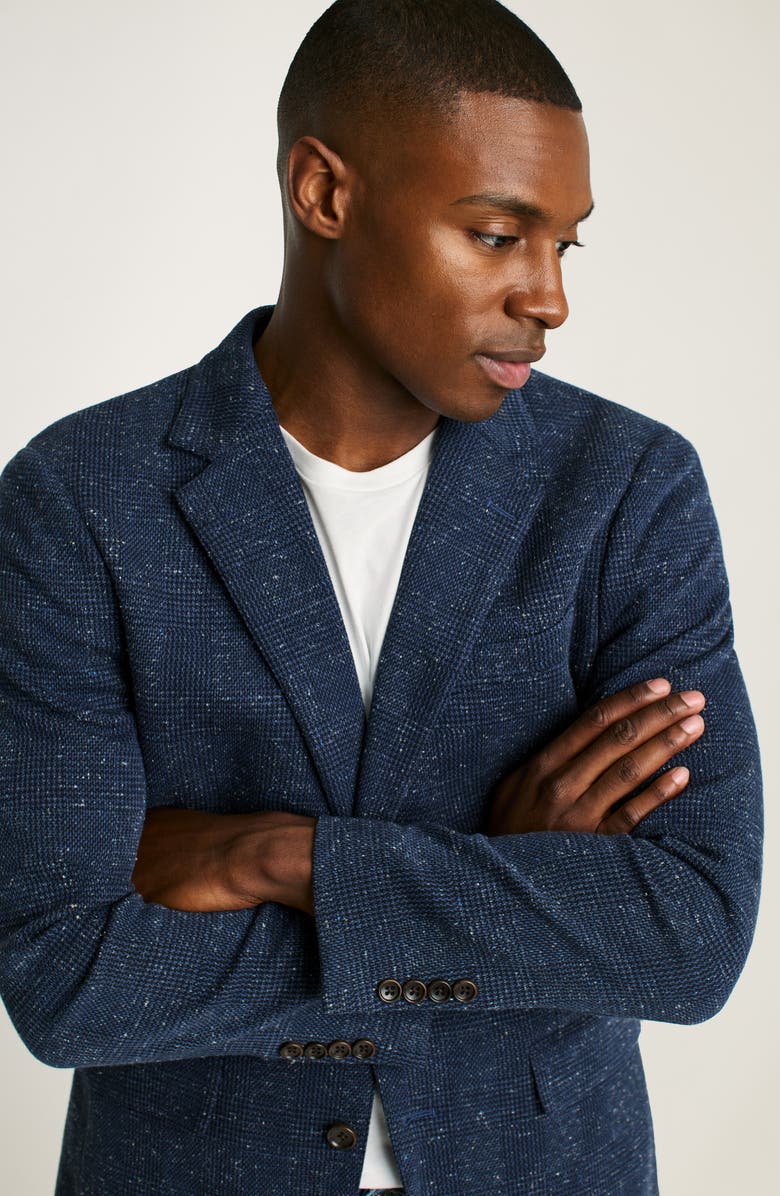 Bonobos Butterfly Check Slub Cotton Blend Sport Coat, Alternate, color, 