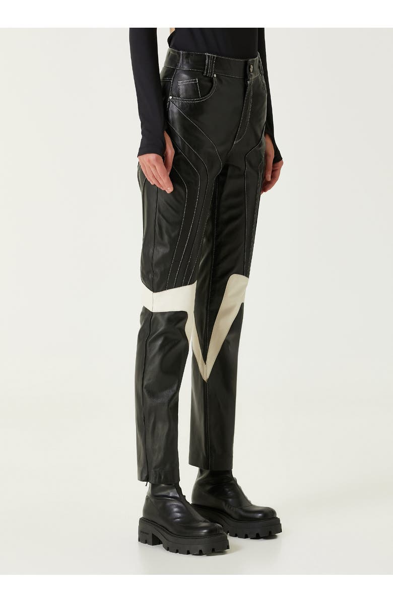 PCFG Boomerang Leather Pant, Alternate, color, Leopard