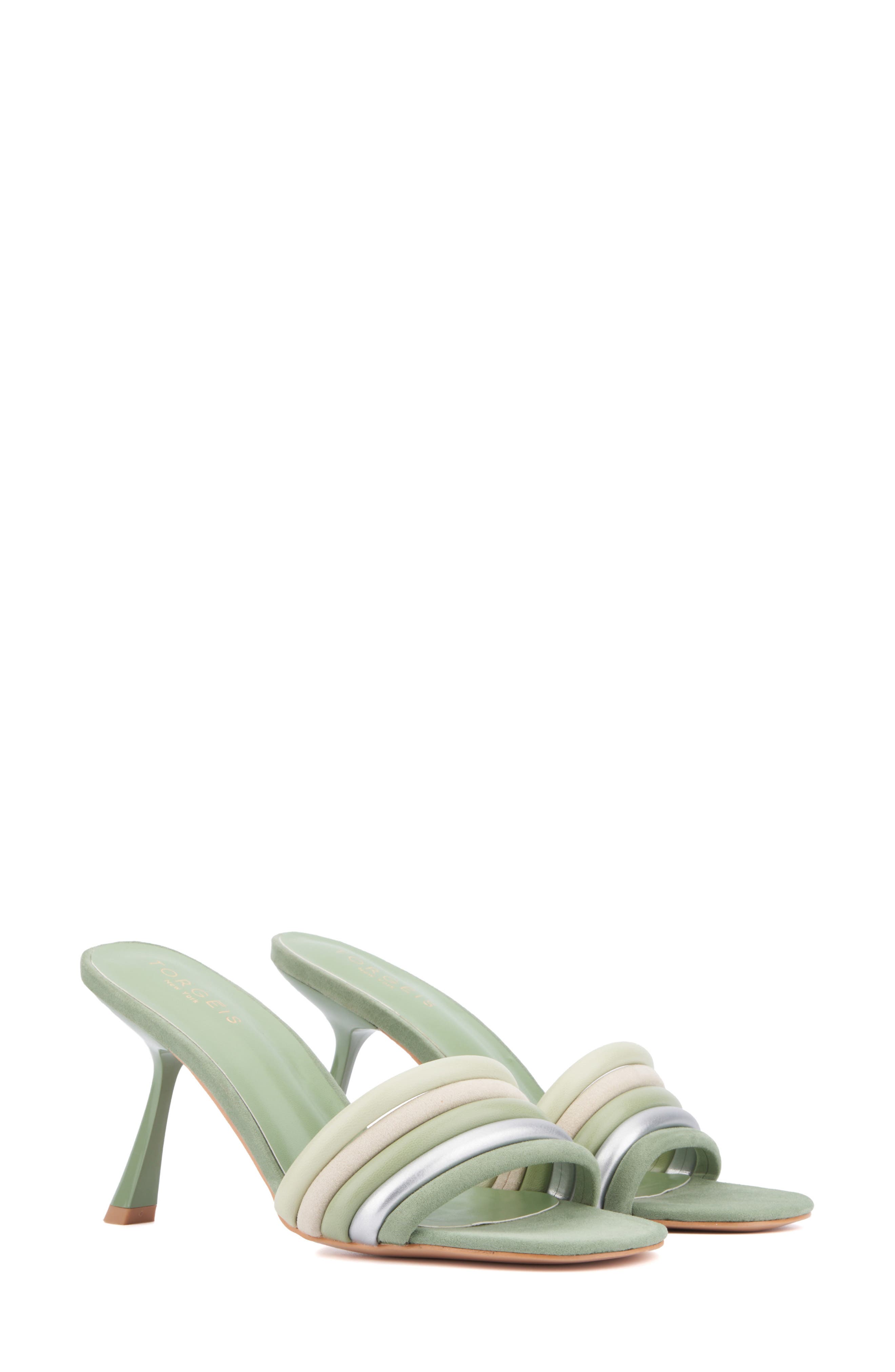 TORGEIS Idra Slide Sandal, Alternate, color, Sage Green