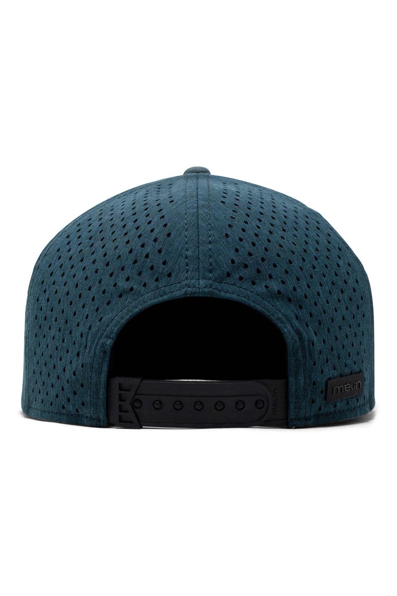 Trenches Icon Hydro Performance Snapback Hat, Alternate, color, HEATHER OCEAN