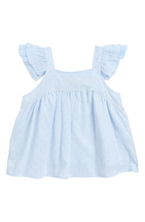 Kids' Daisy Flutter Sleeve Top (Toddler & Little Kid)