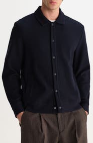 Wax London Hays Waffle Jersey Overshirt