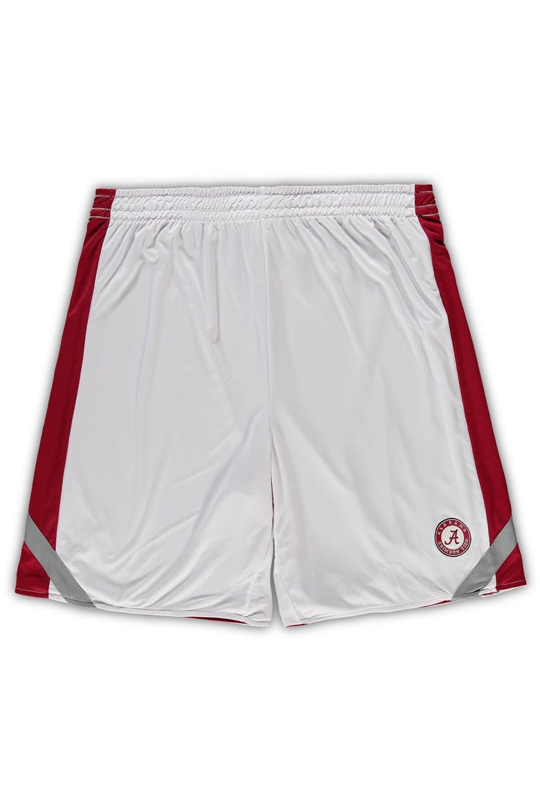 Men's Colosseum Crimson/White Alabama Crimson Tide Big & Tall Team Reversible Shorts, Alternate, color, Crimson