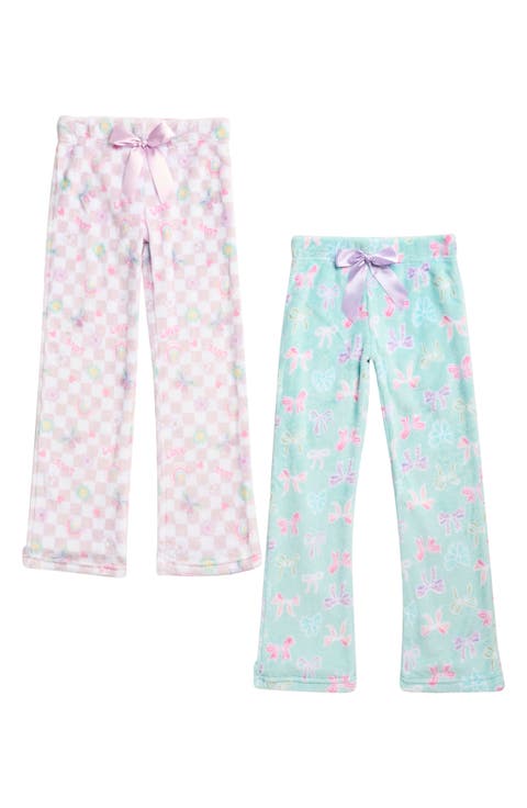 Kids' Assorted 2-Pack Flannel Fleece Pajama Pants (Big Kid)