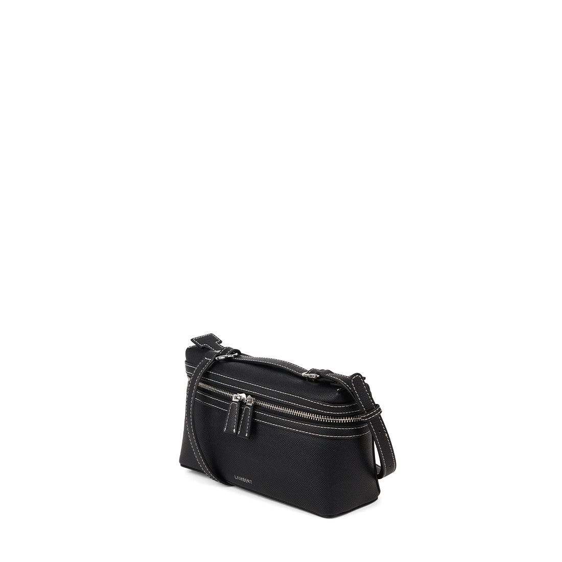 Lambert Elane - Vegan Leather Handbag, Alternate, color, Black