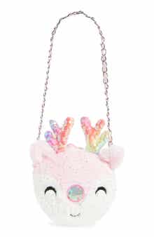 Olly & Me Kids' Plush Reindeer Crossbody Bag