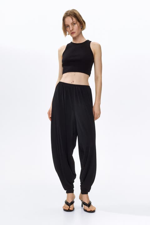 Jersey Barrel Trousers