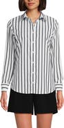 Lands
 End No Iron Supima Cotton Long Sleeve Shirt